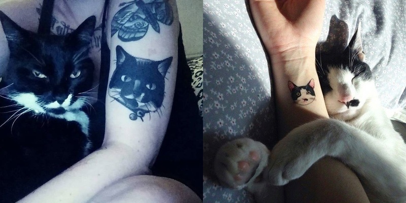 Instagram@screaming_lambs(左)、inspirational_tattoos_ideas(右)